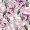 Orchid Petal Harmony Floral Pattern