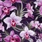 Orchid Petal Harmony Seamless Elegance