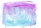 Orchid purple and cyan deep sky blue mixed watercolor horizontal gradient background. It`s useful for greeting cards