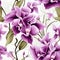 Orchid Reverie Floral Pattern