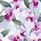 Orchid Serenity Floral Background