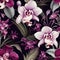 Orchid Splendor Seamless Artwork