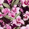 Orchid wallpaper for bedroom