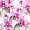 Orchid Whimsy Seamless Pattern