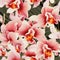 Orchid Whimsy Seamless Pattern