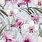 Orchid Whimsy Seamless Pattern