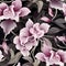 Orchid Whispers Floral Pattern