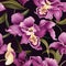 Orchid Whispers Seamless Pattern