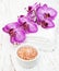 Orchids and massage salt