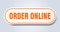 Order online sticker.