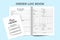 Order tracker KDP interior notebook. Order quantity and shipment checker. KDP interior logbook. Business Order tracker notebook