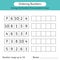 Ordering numbers worksheet. Arrange the numbers from greatest to least. Math. Number range up to 10
