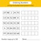 Ordering numbers worksheet. Arrange the numbers from greatest to least. Math. Number range up to 100