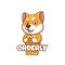 Orderly Doge Shiba Inu Dog Cute Logo