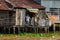 Ordinary Vietnamese riverside home in Can Tho, Vietnam