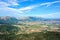 Orduna village and Sierra Salvada mountains