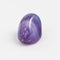 ore of agate polished purple on white background