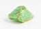 Ore Chrysoprase on white background