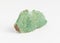 Ore magnesite green on white background