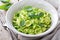 Orecchiette pasta with peas