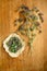 Oregano.Dried herbs. Herbal medicine, phytotherapy medicinal her