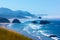 Oregon Coast View Towards Haystack Rock