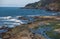 Oregon rocky coastal shore