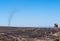 Oregon Substation Fire - Thousands of Acres Burned Dust Devil