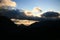 Oregon unspecified landscape shot at sunset with billowing clouds