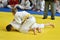 Orenburg, Russia - 05 November 2016: Boys compete in Judo