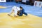 Orenburg, Russia - 21 October 2016: Girls compete in Judo