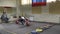 Orenburg, Russia, December 17, 2017 years: the boys compete in weightlifting