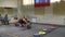 Orenburg, Russia, December 17, 2017 years: the boys compete in weightlifting