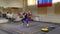 Orenburg, Russia, December 17, 2017 years: the boys compete in weightlifting