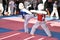 Orenburg, Russia - January 27, 2018 years: the kids compete in Taekwondo