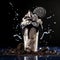 Oreo milkshake in this captivating image