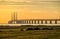 Oresund Bridge at dusk