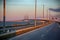 Oresund bridge between Sweden and Denmark