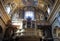 Organ in church Gesu e Maria in Rome