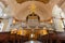 The organ inside Gustaf Vasa church, Stockholm, Sweden