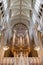 Organ in Lancing chapel in Lancing college, England