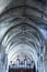 Organ pipes and ceiling detail of Bordeaux Cathedral