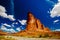 The Organ sandstone, Arches National Park, Utah, USA.