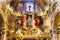 Organ Statues Frescoes Santa Maria Maddalena Church Rome Italy