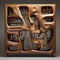 Organic Abstractism: Iterations Of An Elaborate Wooden Cabinet