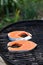 organic bbq grill picnic salmon