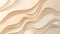 Organic beige brown waving lines texture background banner illustration for web design