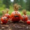 Organic Biomorphism: Playful Toy Pumpkins And Raw Vulnerability