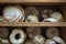 Organic breads at the bakery shelf