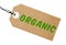 Organic Cardboard Tag Label With String